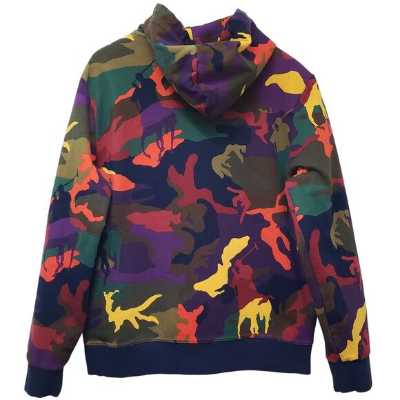 Polo Ralph Lauren Polo Pony Camo Double-Knit Hoodie Men's Size Large *Flaw* - Picture 5 of 16